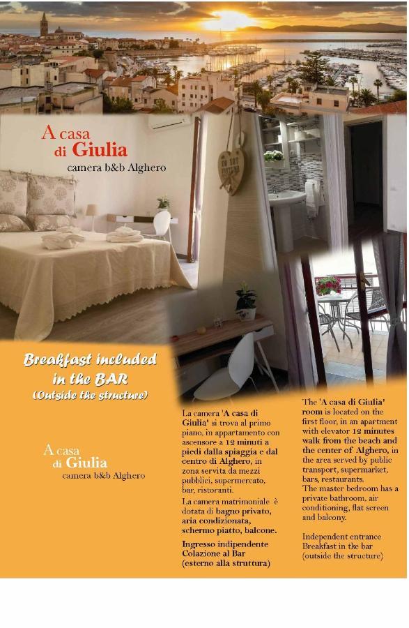 A Casa Di Giulia B&B Alghero Exterior photo
